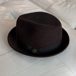 Goorin Bros Dark Brown Fedora Hat